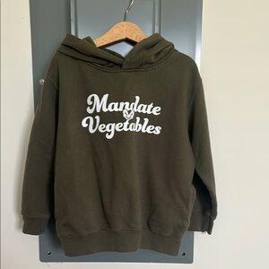 Mandate Vegetables Kids Hoodie - Green